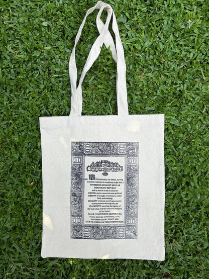 Kerala Cotton Tote Bag - Plain Design