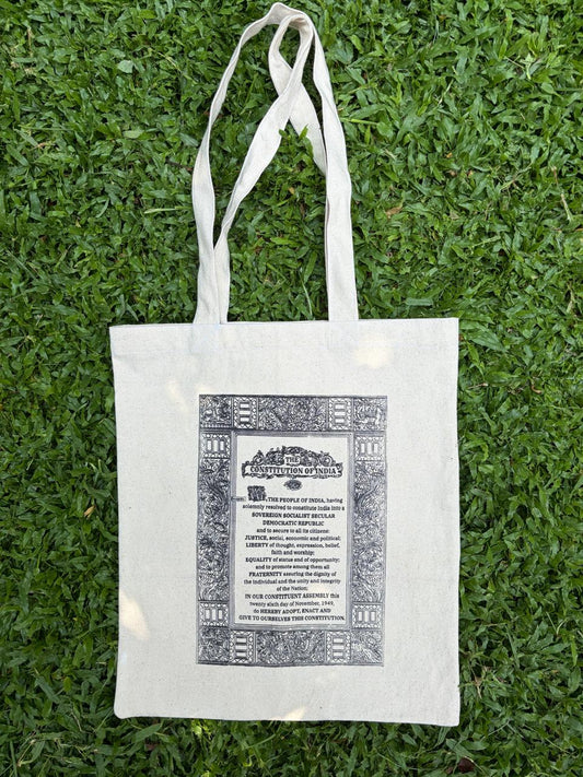 Kerala Cotton Tote Bag - Plain Design